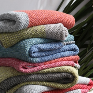 Cotton Knitted Blankets Australia Luna Home