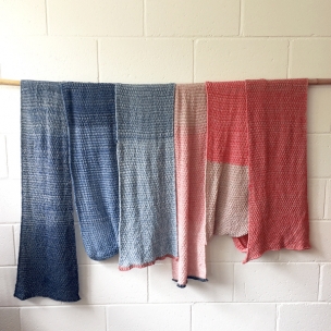 Ombré - textured knit blanket design