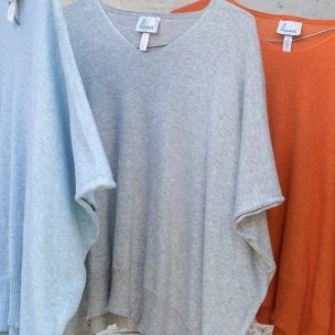 COTTON knit kaftan top . . . $154