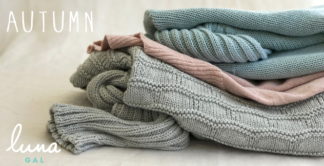 Luna Gal Autumn knitwear - pure combed cotton - range 1.