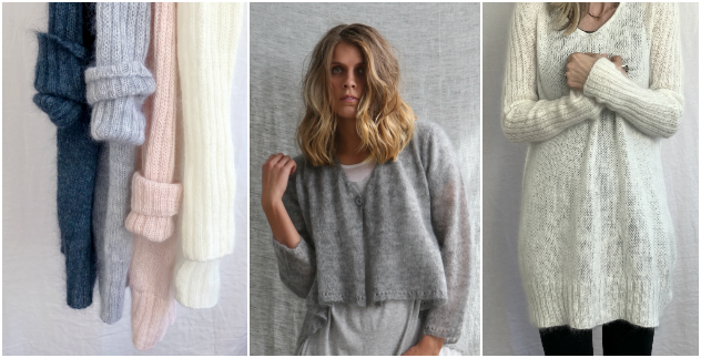 Kid Mohair light and luscious knitwear by Luna Gal Melbourne